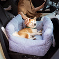 Travel Booster Car Seat – Cozy, Secure, and Stylish for Every Pet Adventure!.