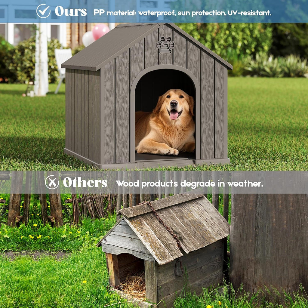 Large Outdoor Indoor Dog House.
