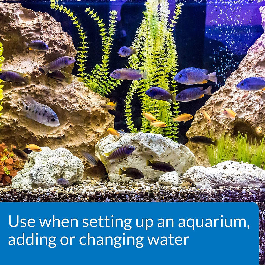 TAP Water Conditioner, Instantly Neutralizes Chlorine, Chloramines and Other Chemicals to Make Tap Water Safe for Fish, Highly Concentrated, Use When Adding or Changing Water and When Adding Fish.