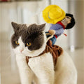 Dress Your Pet in Style: Hilarious Halloween Cowboy Costume for Dogs and Cats - Perfect for Parties and Cosplay (X-Large).