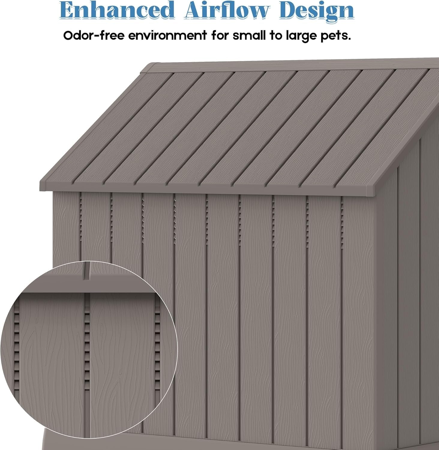 Large Outdoor Indoor Dog House.