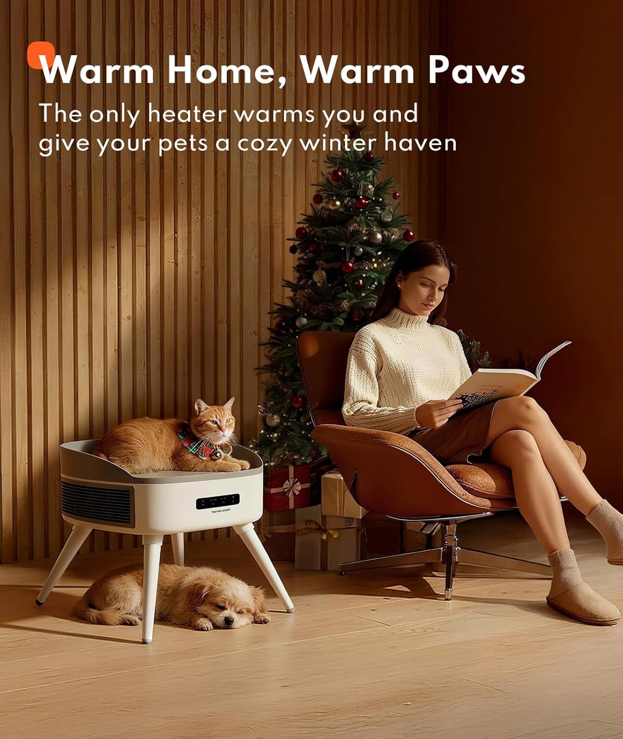 Pet Heated Cat Bed Heater.