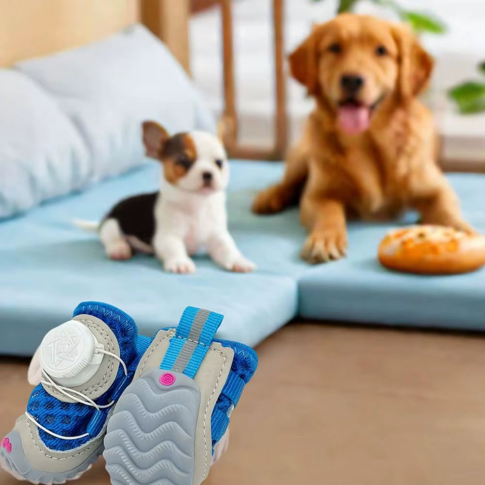 Dog Mesh Shoes 4-Pack.