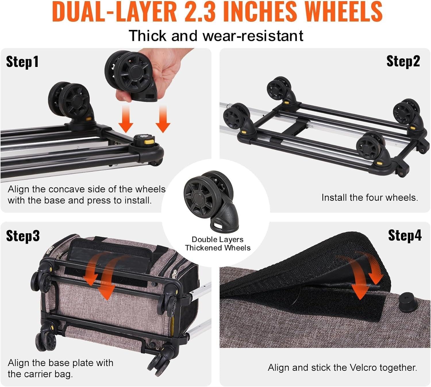 Cat Carrier With Wheels.