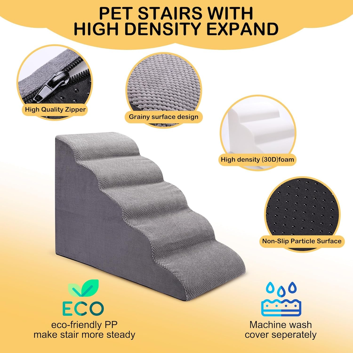 Dog Stairs Ramp for Bed.