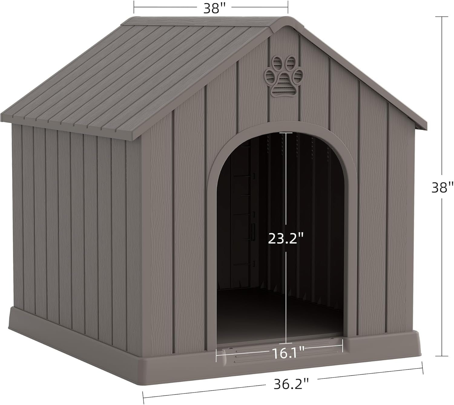 Large Outdoor Indoor Dog House.
