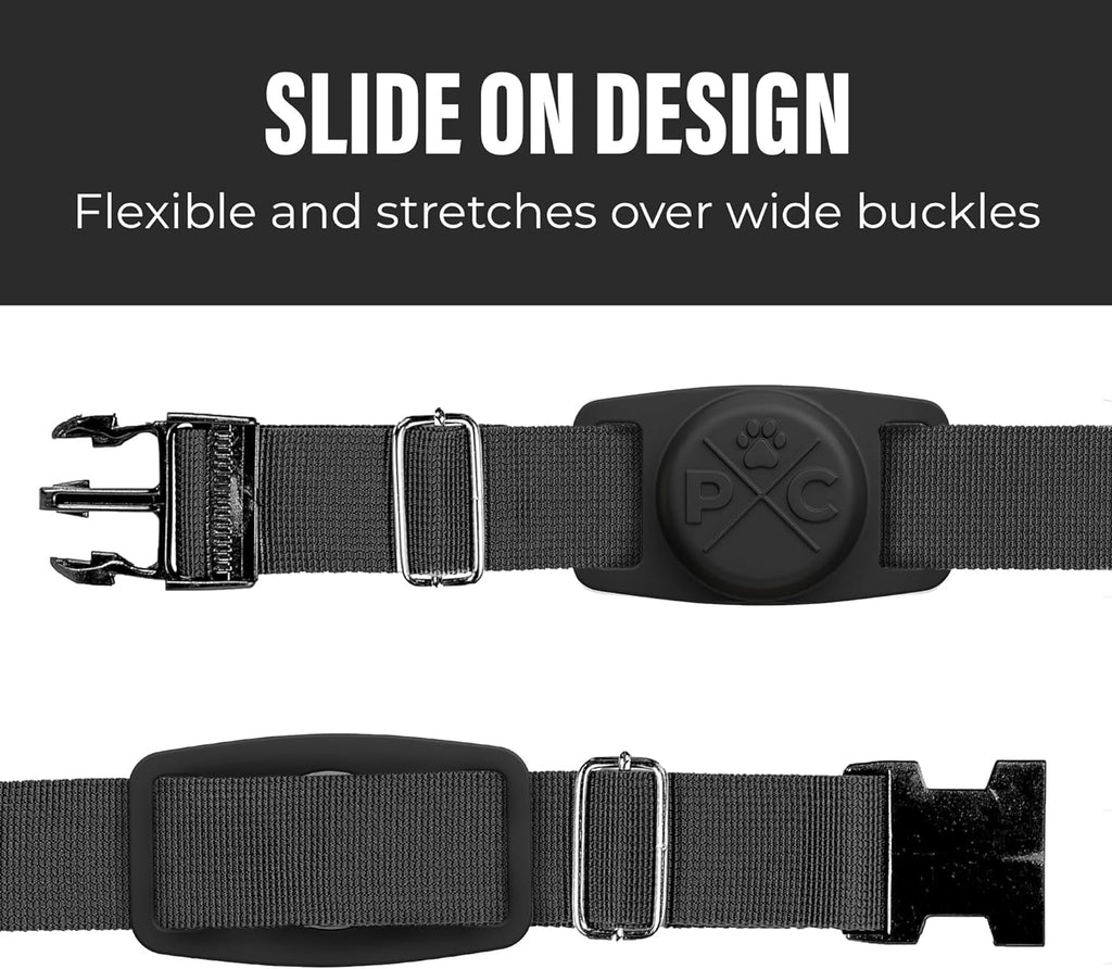 Track Your Furry Friend with Our Durable Airtag Dog Collar Holder - Perfect for Dogs and Cats!